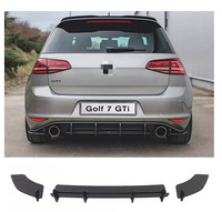 Diffuseur de lame arrière de type ABS V2 pour VW Golf 7 GTI MK7 GTI