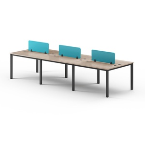 Staff Screen Desk with Socket Storage Cubicle Modular <b>Office</b> Desk Workstations Furniture - Product Image 6