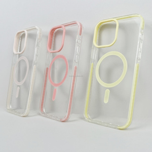 Chống Thả Bảo Vệ An Toàn Bìa Đối Với <span class=keywords><strong>iPhone</strong></span> 15 14 13 12 11 XR XS Max TPE Chống-Mùa Thu Bumper 16 E Rõ Ràng Trường Hợp Đối Với S25 Cạnh Tùy Chỉnh - Product Image 5