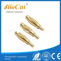 Conector USB de Cobre Puro Jbocnt JB-A-050 de 2.5mm con Rosca Tipo Linterna, Conector Banana de Alta Estabilidad de 10A para PCB, Conectores de Bronce Fosforoso