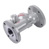 Filtro de brida de soplado de vapor de gas de alta temperatura tipo Y de acero fundido GL41H-16/25C de alta resistencia, compatible con las normas nacionales HQ 1