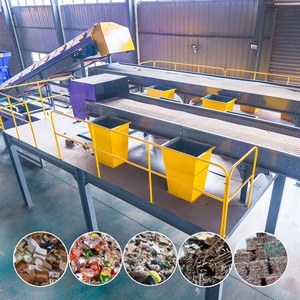Sistema di Smistamento Rifiuti Urbani ad Alta Efficienza, Impianto di <span class=keywords><strong>Riciclaggio</strong></span> Rifiuti Urbani, Piattaforma Manuale per la Separazione dei <span class=keywords><strong>Materiali</strong></span> - Product Image 1