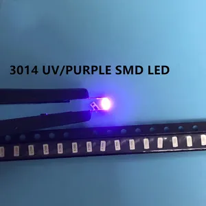 100pcs SMD 3014 LED Light Emitting Diode Lamp Chip UV-PURPLE 0.1W 3V SMT Micro DIY PCB Circuit Surface Mount Emmiting Beads