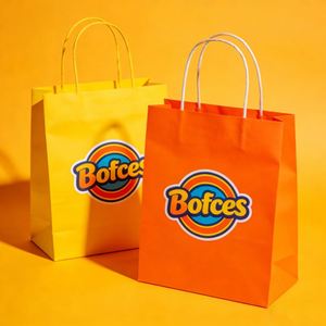 Sac en papier kraft imprimé sur mesure avec fond plat pour l'emballage de grains de café, de feuilles de thé et d'aliments de spécialité - Product Image 2