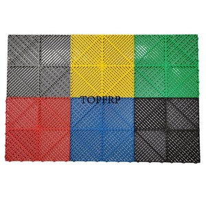 PP <b>Plastic</b> Garage Flooring Car Wash Shop Interlocking Floor <b>Tiles</b> - Product Image 4