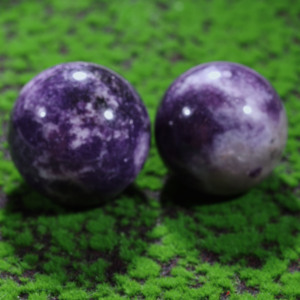 도매 자연 고품질 Lepidolite 구 크리스탈 공 장식 - Product Image 2