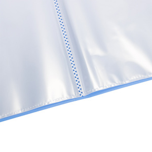 Deli Document Holder A4 40 Pages Plastic Office Organizer Transparent Rectangle Simple Style - Product Image 2