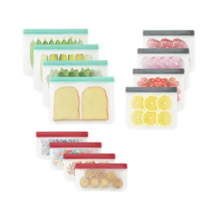 Sacchetto di conservazione personalizzato per alimenti per bambini conservare in frigorifero il sacchetto di frutta e verdura Snack pranzo Peva congelatore richiudibile cibo sacchetto sigillabile