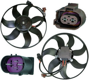 Motor de ventilador de refrigeración de radiador eléctrico para VW <span class=keywords><strong>Caddy</strong></span> Golf Jetta Passat Skoda 1K0121203AN 1K0959455N 1K0959455FJ - Product Image 5