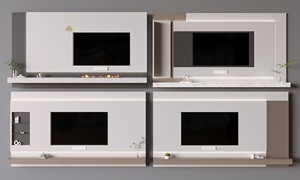 Mueble <span class=keywords><strong>de</strong></span> TV Premium Personalizado y Mueble <span class=keywords><strong>de</strong></span> Pared para TV, Unidad Elegante para Vestíbulos Corporativos/Proyectos <span class=keywords><strong>de</strong></span> Clubes Privados - Product Image 3