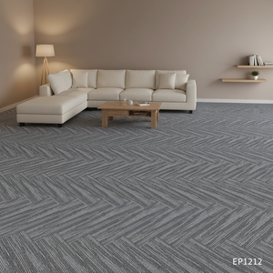 Dalles de moquette de bureau 25*100, insonorisation, prix bas, dalles de moquette bon marché, revêtement de <span class=keywords><strong>sol</strong></span> de bureau, dalles de moquette carrées de luxe commerciales - Product Image 2