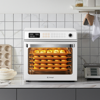 Four à convection professionnel OEM ODM 60L 3400W 300°C avec 9 éléments chauffants, personnalisation du logo prise en charge F60A