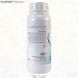 Italian-made 3-in-1 Gr.500 Talc Scented Laundry Crystals Perfume Fabric <b>Softener</b> & Anti-Limescale <b>Salts</b> - Product Image 4