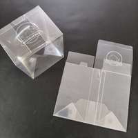 Boîtes d'emballage en plastique PVC transparent à faible MOQ, boîtes en plastique PET RPET, boîte d'emballage de vente au détail hautement transparente