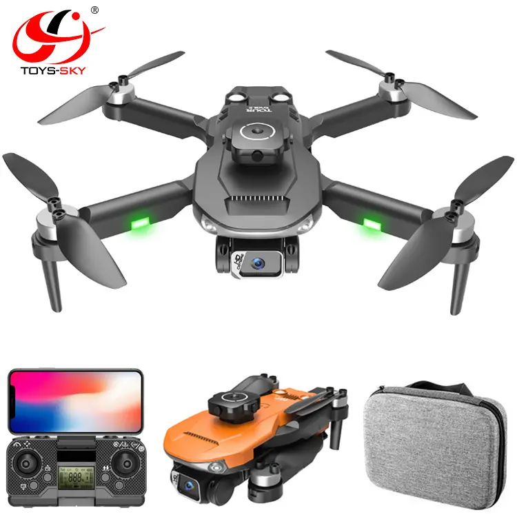 S165 Max Hot selling products 2023 Gyro Mini Pocket Stunt Brushless Motor Gimble Flying Dron FPV Drone with dual camera