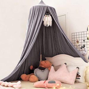 100% Trung Quốc cotton nhà máy-được thiết kế giường đôi tán hình nón hình dạng duy nhất cot muỗi <span class=keywords><strong>Net</strong></span> gấp trẻ em của nhà sử dụng cửa - Product Image 4