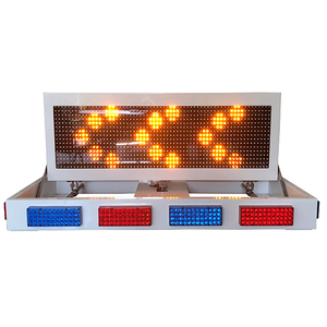 Lampe de poche LED monté sur véhicule signe LED jaune couleur - Product Image 4