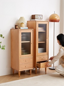 Meuble de rangement multifonctionnel et écologique en chêne massif, grande capacité, gain de place, pour salon, vente en gros directe usine - Product Image 2