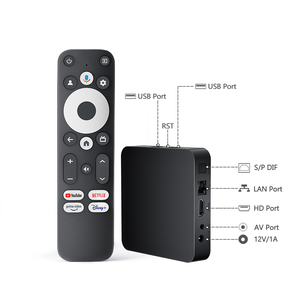 卸売用GD2 GTV Android 12クアッドコア4K 2GB 32GB音声リモートデュアルバンドWiFi HDR Google認定Android <span class=keywords><strong>TV</strong></span>ボックス - Product Image 4