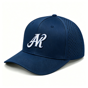 Gorras de Golf Transpirables e Impermeables con 5 Paneles, Cierre a Presión, Logotipo Personalizado, Visera Plana, Orificios Cortados con Láser, Fabricadas en Vietnam por Injae Vina - Product Image 1