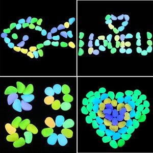Galets <span class=keywords><strong>de</strong></span> verre lumineux colorés pour spa, salle <span class=keywords><strong>de</strong></span> bain, mosaïque luminescente pour jardin, allée, aquarium, décoration - Product Image 3