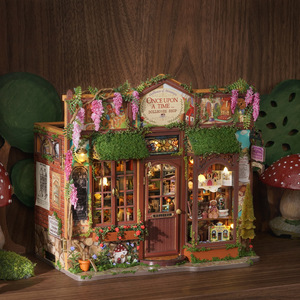 Handgefertigtes Montage-DIY Kleines Haus Dreidimensionales Szenenmodell Holz 1:64 Maßstab 3D Holz-Pullze-Spielzeug Geschenk - Product Image 2