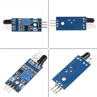 Module de capteur d'évitement d'obstacles infrarouge pour Arduino, voiture intelligente DIY, robot, photoélectrique réfléchissant 3 broches