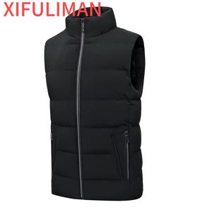Gilet matelassé unisexe personnalisé avec logo, col montant, imperméable, chaud et épais pour <span class=keywords><strong>homme</strong></span>, idéal pour l'extérieur - Product Image 2