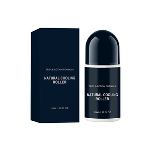 Rouleau Liquide Rafraîchissant Naturel 55ML Formule Triple Action à la Glycérine pour Hommes Rafraîchissant Non Collant - Product Image 1