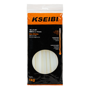 KSEIBI 11x300MM 1kg Herramienta de Bricolaje, Barras de Pegamento Fuertes para Pistola de Pegamento Caliente, Herramientas Flexibles de Fusión en Caliente para Bricolaje - Product Image 1