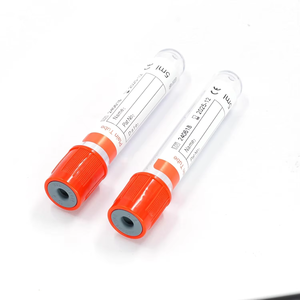 <span class=keywords><strong>Tube</strong></span> de collecte de verre sanguin sous vide de haute qualité de 6ml avec capuchon rouge Fournitures de laboratoire clinique personnalisables OEM <span class=keywords><strong>Tube</strong></span> de sang - Product Image 1