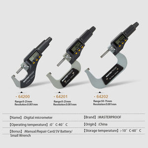 Hoge Nauwkeurigheid Digitale Display <span class=keywords><strong>Micrometer</strong></span> Precisie Industrieel Mechanisch Gereedschap Voor Meting Van De Buitendiameter - Product Image 4
