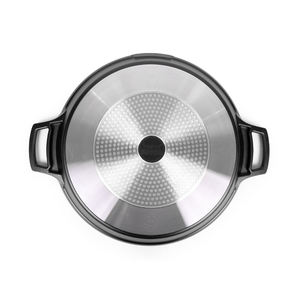 <span class=keywords><strong>Poêle</strong></span> à frire profonde à double poignée avec revêtement en granit Lacor - <span class=keywords><strong>Poêle</strong></span> antiadhésive sans PFOA pour cuisinière à induction/gaz - Product Image 3