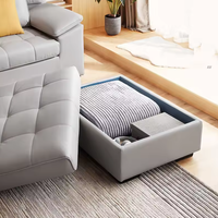 Moderno hogar sala de estar muebles Simple esquina futón plegable sofá cama 967