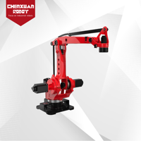Robot de Paletización Industrial de 4 Ejes Rentable, Robot de Manipulación Automática Compacto para Línea de Producción de Fábrica de Bolsas y Cajas