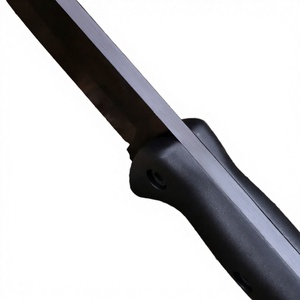 มีดผลไม้สแตนเลสเกรด DIY ปรับแต่งได้ ด้ามจับ TPR สำหรับการเอาชีวิตรอดกลางแจ้ง การล่าสัตว์ รองรับ OEM/ODM - Product Image 1