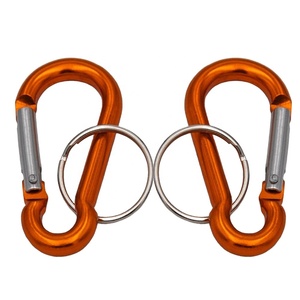 Climbing Carabiner Forged Eye Slip Brass Horse Bridle Lanyard Trigger Swivel D Shaped Climbing Strong Carabiner Iron Locking Carabiner With Screw P