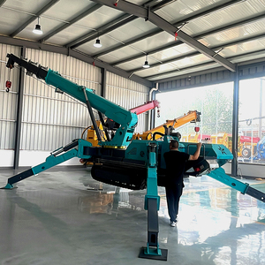 Nhà máy bán 5 tấn Mini <span class=keywords><strong>Crawler</strong></span> Telescopic Boom DIESEL <span class=keywords><strong>Crawler</strong></span> Spider <span class=keywords><strong>Crane</strong></span> - Product Image 2