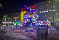 Manège de luxe Château, Attraction de parc d'attractions, Carrousel de fête foraine pour enfants, Chevalet rotatif LED pour fête foraine