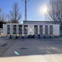 2025 Toilettes publiques mobiles Cabane modulaire extérieure Bloc de toilettes Portable Préfabriqué Toilette de stockage