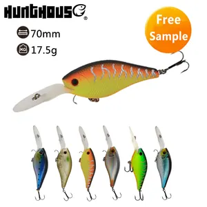 Lặn Sâu Nước Ngọt Nhựa Câu Cá Crank Lure