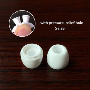 Juego 6 en 1 de AirPod Pro Eartip Replacement Ear Gels Eartip para AirPods Pro/Pro 2 con orificio de alivio de presión igual que el original, L M S - Product Image 6