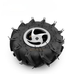Mayebikes YJ-10 Roues tout-terrain de 10 pouces 3.50-4 Pneus agricoles en caoutchouc gonflables Trou d'axe de 17 mm <span class=keywords><strong>pour</strong></span> vélo électrique <span class=keywords><strong>Tracteur</strong></span> - Product Image 1