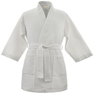 Albornoz con capucha de Spa para niños, <span class=keywords><strong>bata</strong></span> de baño de gofres de algodón suave, personalizada - Product Image 2