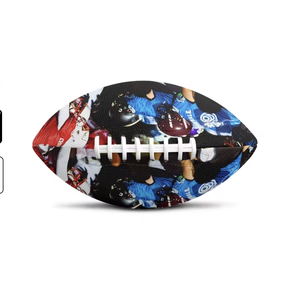 NOUVEAU Ballon <span class=keywords><strong>de</strong></span> rugby personnalisé américain pour adultes et jeunes, entraînement en plein air, logo <span class=keywords><strong>de</strong></span> rugby, <span class=keywords><strong>photo</strong></span>, imprimé en 3D, cuir, antidérapant - Product Image 4