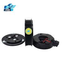 Roulement de haute précision 114 mm 12 V 6PK, rotation fluide sans résistance, embrayage de compresseur AC pour CHERY TIGGO 7