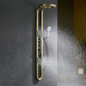 لوحة دش حمام، طقم دش حمام، رأس دش، صنبور، نظام دش حمام حديث ذكي بتدفق مطري، طقم نظام دش مطري، دشات حمام - Product Image 2