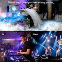 Projecteur LED PAR OEM DMX 18/36/54 LED, changeant de couleur, pour DJ, mariage, événement, fête, concert, éclairage de scène LED RGB dimmable avec fonction stroboscopique