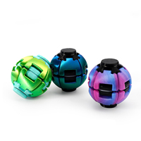 Vashine - Juguete Antiestrés con Forma de Bola Mecánica Transformable Impresa en 3D, Spinner para Aliviar el Estrés, TDAH, Regalo Creativo Impreso en 3D