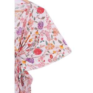 Kaftan en pur coton très demandé pour femmes, imprimé indien, style ample, pour l'été et les tenues décontractées, couvre-robe pour femmes - Product Image 2